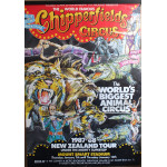 Chipperfields Circus Poster - New Zealand Tour 1987-88