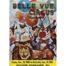 Belle Vue International Circus Programme1980/81