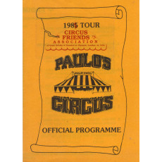 Paulo`s Circus Programme 1985
