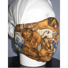 Handmade Circus Theme Face Mask Adult Size