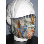Handmade Circus Theme Face Mask Adult Size
