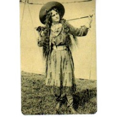 Fridge Magnet Wild West Lady
