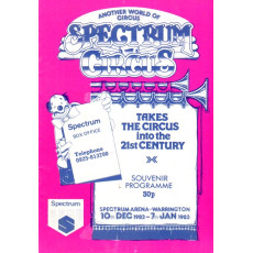 Spectrum Circus Programme 1982/3