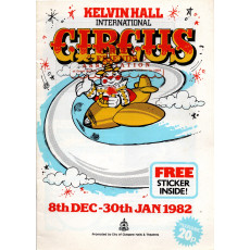 Kelvin Hall Circus Programme 1981-82